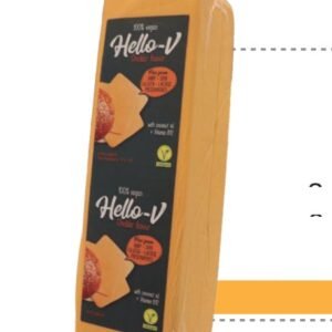 HELLO-V QUESO CHEDDAR 3 KG - 6 UNI/CAJA | HELLO-V VEGAN CHEDDAR CHEESE 3 KG - 6 UNIT/BOX