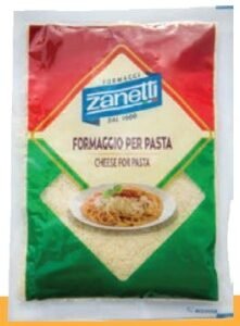 ZANETTI QUESO PARMESANO PARA PASTA 40 G - 25 UNI/CAJA | ZANETTI PARMESAN CHEESE FOR PASTA 40 G - 25 UNIT/BOX