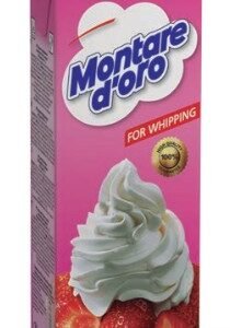 MONTARE D'ORO WHIP CREAM 1 L - 12 UNI/CAJA | MONTARE D'ORO WHIP CREAM 1 L - 12 UNIT/BOX