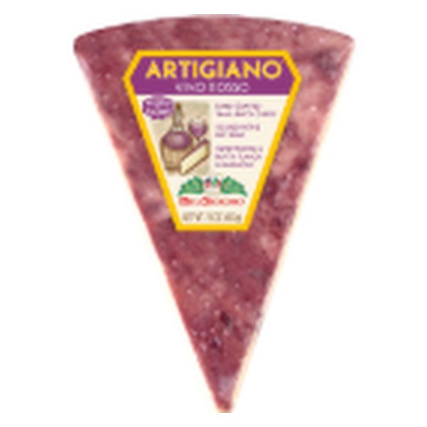 Belgioioso Queso Artigiano Vino Rosso 453 g / 16 oz | CHEESE, ARTISANAL, RED WINE FLAVORED 453 g / 16 oz