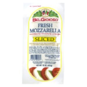 Belgioioso Queso Mozzarella Fresco Rebanado 453 g / 16 oz | Belgioioso Fresh Sliced Mozzarella Cheese 453 g / 16 oz
