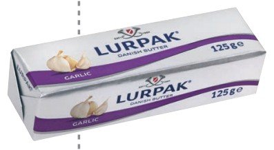 LURPAK MANTEQUILLA CON AJO 125 G - 12 UNI/CAJA | LURPAK GARLIC BUTTER 125 G - 12 UNIT/BOX