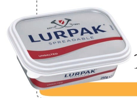 LURPAK MANTEQUILLA UNTABLE SIN SAL 250 G - 12 UNI/CAJA | LURPAK UNSALTED SPREADABLE BUTTER 250 G - 12 UNIT/BOX