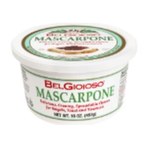 Belgioioso Mascarpone Queso Crema para Untar 453 g / 1 lb | Belgioioso Mascarpone Cream Cheese Spread 453 g / 1 lb