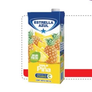 ESTRELLA AZUL BEBIDA DE PI?A UHT 946 ML - 12 UNI/CAJA | ESTRELLA AZUL PINEAPPLE DRINK UHT 946 ML - 12 UNIT/BOX