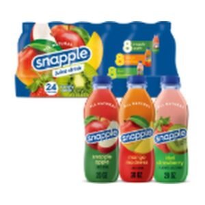 Snapple Jugo Sabor a Fruta 24 Unidades / 591 mL / 20 oz | FRUIT FLAVORED JUICE 24 Units / 591 mL / 20 oz