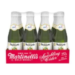 Martinelli's Cidra Espumosa 100 % Jugo de Manzana 12 Unidades / 250 mL / 8.4 oz | SPARKLING APPLE CIDER 12 Units / 250 mL / 8.4 oz