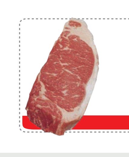 CERTIFIED ANGUS BEEF STRIP STEAK (NEW YORK) 326-354 G - 1 UNI/CAJA | CERTIFIED ANGUS BEEF STRIP STEAK (NEW YORK) 326-354 G - 1 UNIT/BOX