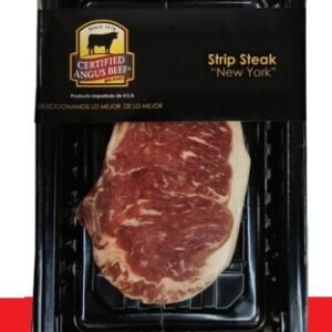 CERTIFIED ANGUS BEEF STRIP STEAK (NEW YORK) 170-397 G - 1 UNI/CAJA | CERTIFIED ANGUS BEEF STRIP STEAK (NEW YORK) 170-397 G - 1 UNIT/BOX