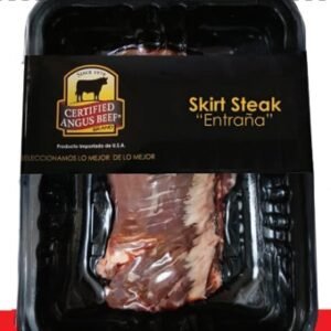 CERTIFIED ANGUS BEEF OUTSIDE SKIRT STEAK ENTRA?A 198.5-397 G - 1 UNI/CAJA | CERTIFIED ANGUS BEEF OUTSIDE SKIRT STEAK 198.5-397 G - 1 UNIT/BOX