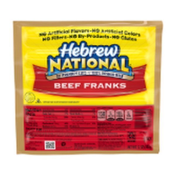 Hebrew National Salchicha de Res 3 Unidades / 340 g / 12 oz | BEEF SAUSAGES (FRANKS) 3 Units / 340 g / 12 oz