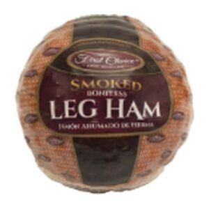 First Choice Jam?n Ahumado Refrigerado 2 kg / 4.4 lb | REFRIGERATED SMOKED HAM 2 kg / 4.4 lb