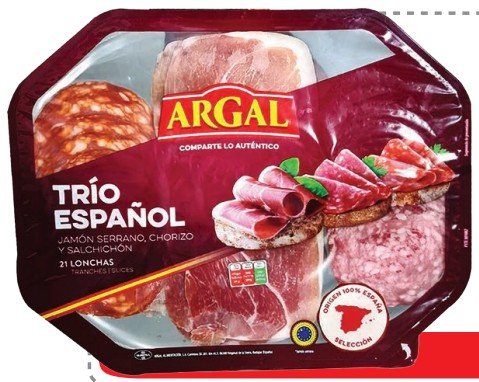 ARGAL TR?O ESPA?OL 150 G - 14 UNI/CAJA | ARGAL SPANISH TRIO 150 G - 14 UNIT/BOX