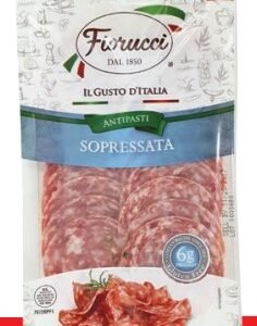 FIORUCCI SOPRESSATA REBANADO 113 G - 12 UNI/CAJA | FIORUCCI SLICED SOPRESSATA 113 G - 12 UNIT/BOX