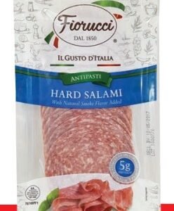 FIORUCCI SALAMI HARD REBANADO 113 G - 12 UNI/CAJA | FIORUCCI SLICED HARD SALAMI 113 G - 12 UNIT/BOX