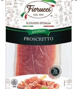 FIORUCCI PROSCIUTTO REBANADO 85 G - 12 UNI/CAJA | FIORUCCI SLICED PROSCIUTTO 85 G - 12 UNIT/BOX