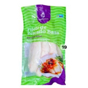 FILETE DE BASA 1 KG - 1 UNI/CAJA | BASA FILLET 1 KG - 1 UNIT/BOX
