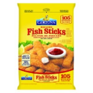Gorton's Deditos de Pescado Apanados 105 Unidades / 16.1 g / 0.5 oz | FROZEN BREADED FISH STICKS 105 Units / 16.1 g / 0.5 oz