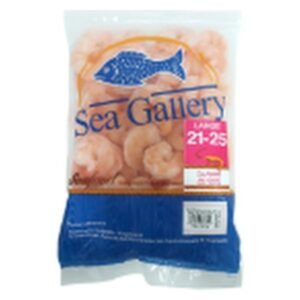 Sea Gallery Camar?n Precocido 21-25 Congelado Bolsa 908 g / 2 lb | FROZEN PRECOOKED SHRIMP 21-25 908 g / 2 lb