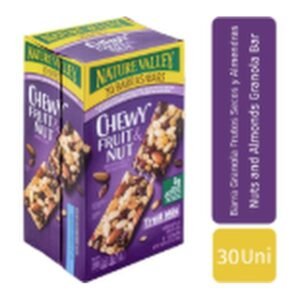 Nature Valley Barras Mixtas de Frutos Secos y Frutas 30 Unidades / 35 g / 1.2 oz | MIXED NUT AND FRUIT BARS 30 UNITS / 35 g / 1.2 oz
