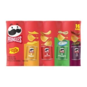 Pringles Grab and Go Paquete Surtido 16 Unidades | POTATO CHIPS, ASSORTED PACK 16 Units