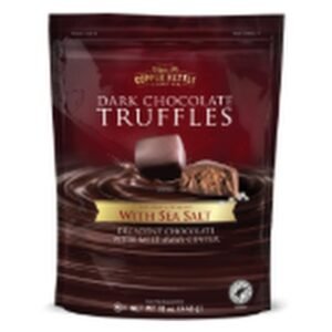 Copper Kettle Trufas de Chocolate Oscuro con Sal Marina 448 g / 16 oz | DARK CHOCOLATE TRUFFLES WITH SEA SALT 448 g / 16 oz
