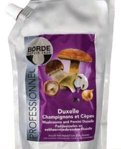 BORDE DUXELLE DE HONGOS Y PORCINI 750 G - 8 UNI/CAJA | BORDE MUSHROOM AND PORCINI DUXELLE 750 G - 8 UNIT/BOX