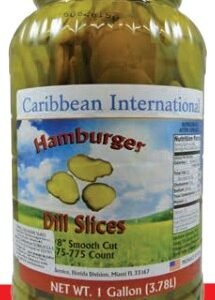 PEPINILLOS PARA HAMBURGUESA REBANADO 3.78 L - 4 UNI/CAJA | HAMBURGER SLICES 3.78 L - 4 UNIT/BOX