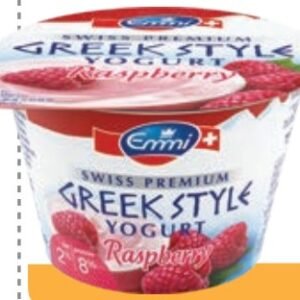 EMMI GREEK STYLE YOGURT RASPBERRY 2% FAT 150 G - 6 UNI/CAJA | EMMI GREEK STYLE RASPBERRY YOGURT 2%...